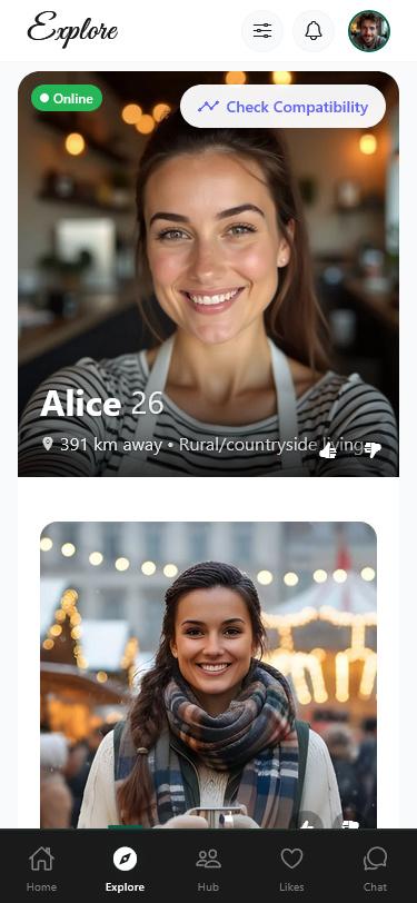 Explore profiles